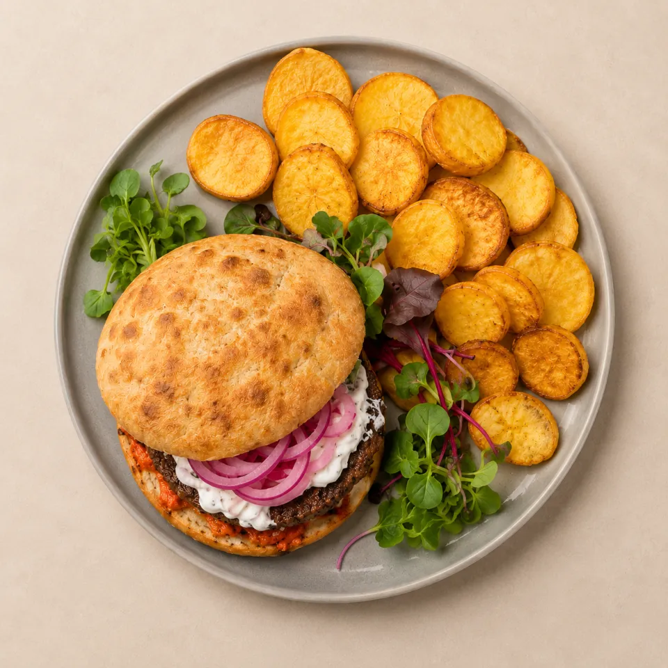 Balkán Burger 19 dkg